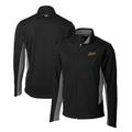 Men's Cutter & Buck Black George Mason Patriots Navigate Softshell Full-Zip Jacket