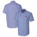 Men's Cutter & Buck Powder Blue Florida Gators Vault Stretch Oxford Short Sleeve Button-Down Shirt