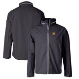 Men's Cutter & Buck Graphite Baylor Bears Vapor Water Repellent Stretch Full-Zip Rain Jacket