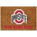 Ohio State Buckeyes 19.5'' x 29.5'' Personalized Door Mat