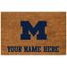 Michigan Wolverines 23'' x 35'' Personalized Door Mat