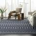 Nourison Royal Moroccan Moroccan Navy/Grey 6 7 x 9 6 Area Rug (7x10)