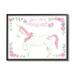 Stupell Industries You Are Magical Saying Pink Unicorn Floral Border 20 x 16 Design by Heather Strianese
