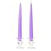 3 Pairs Taper Candles Unscented 8 Inch Orchid Tapers .88 in. diameter x 8 in. tall