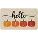 Fall Door Mat 30 X 17 Inch Hello Pumpkin Doormat Indoor Outdoor Entrance Floor Mat Non Slip Autumn Thanksiving Decor Rubber Welcome Mats