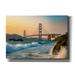 Epic Graffiti Golden Gate Bridge Sunset with Wave Action by Epic Portfolio Canvas Wall Art 26 x18