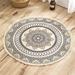 Rug Mandala Bedroom Circle Rug National Wind with Fringe Printed Soft Round Carpet for Home Living Room Coffee Table Cotton Door Mat