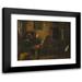 Michael Neder 18x15 Black Modern Framed Museum Art Print Titled - Self -Portrait Michael Neder on the Easel (1853)