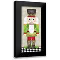 Reed Tara 8x14 Black Modern Framed Museum Art Print Titled - Nutcracker Christmas I