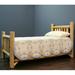 Millwood Pines Keturah Solid Wood Standard Bed Wood in Gray | 48 H x 46 W x 85 D in | Wayfair 620954199EFA41A9B238CFBFCB0FBCE3