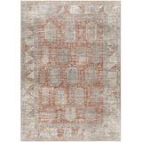 94 x 94 x 0.22 in Area Rug - Langley Street® Everly Oriental Machine Made Power Loomed Area Rug in Red | 94 H x 94 W x 0.22 D in | Wayfair