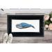 East Urban Home Whale Sublimation Heavy Duty 29.5 in. x 17.7 in. Non-Slip Indoor Door Mat Rubber in Black/Brown | 29.5 H x 17.7 W x 0.3 D in | Wayfair