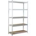 King's Rack 5-Tier Adjustable Storage Rack 42 in W x 16 in D x 72 in H.