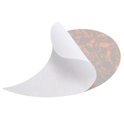 Guitar Pickguard Fit 36 Inch Right Handed Water Drop Shape Brown - 36 Inch