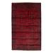 ECARPETGALLERY Hand-knotted Finest Khal Mohammadi Red Wool Rug - 3'10 x 6'4