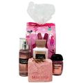 Bath and Body Works A Thousand Wishes with Marbela Roses Soap Mini Gift Set Bag- Fine Fragrance Mist - Body Lotion - Hand Gel - and Roses Artisan Marbela Handmade Soap