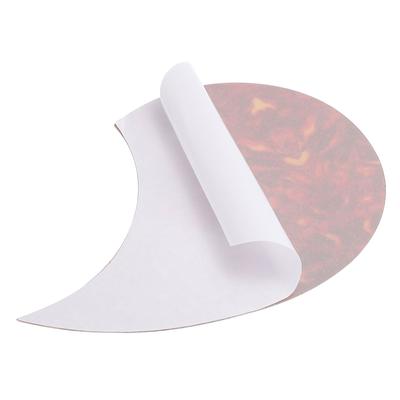 Guitar Pickguard Fit 36 Inch Right Handed Water Drop Shape Red,Yellow - Red - 36 Inch