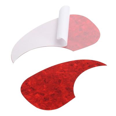 Guitar Pickguard Fit 41 Inch Left Handed Water Drop Shape Red 2 Pack - 41 Inch