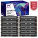 HaloFox 10-Pack Compatible Toner with Chip for HP CF283A 83A Work with HP LaserJet Pro MFP M125rnw M126nw M126a M127fn M128fn M225dw Printer (Black)