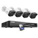 ANNKE 4CH 5MP Poe Outdoor Home Security Camera System with Night Vision Mobile Viewing Motion Detection for Home and Business included 2TB Hard Drive(4 Cameras)