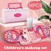 Kids Makeup Toy Kit for Girls Washable Makeup Set Toy 56Pcs