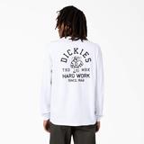 Dickies Men's Cleveland Long Sleeve T-Shirt - White Size 2Xl (WLR11)