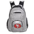 MOJO Gray San Francisco 49ers Personalized Premium Laptop Backpack