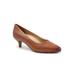 Extra Wide Width Women's Kiera Pumps by Trotters in Luggage (Size 7 1/2 WW)