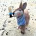 Anthropologie Holiday | New! Anthropologie Pirate Squirrel Christmas Ornament | Color: Blue/Cream | Size: Os