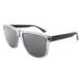 Gucci Accessories | Gucci Gg0010s 004 Transparent Grey Plastic Sunglasses Grey Polarized Lens | Color: Tan | Size: 58