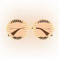 Gucci Accessories | Gucci Unisex Round Sunglasses | Color: Cream/White | Size: 44-30-140