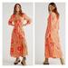 Free People Dresses | - Free People Nappa Maxi Dress Dress | Color: Orange/Yellow | Size: Various