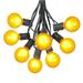 Novelty Lights 25 Foot G50 Outdoor Globe Patio String Lights - Set of 25 G50 Globe Bulbs Yellow