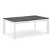 Ergode Riverside Aluminum Outdoor Patio Coffee Table - White