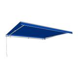 Awntech MM20-US-BB 20 ft. Maui Manual Retractable Awning Bright Blue - 120 in.