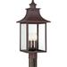 3 Light Outdoor Post Lantern-Copper Bronze Finish Bailey Street Home 71-Bel-1046974