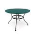 Covermates Round Table Top Cover - Light Weight Material Weather Resistant Elastic Hem Middle Buckle Strap Patio Table Covers-Green