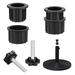 2 Sets Outdoor Patio Umbrella Base Stand Umbrella Base Bracket Hole Ring Plug Cover and Cap