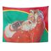 UFAEZU Red Cola Potsdam Germany December 10 Iconic Santa Claus Christmas Tour in Coca Wall Art Hanging Tapestry Home Decor for Living Room Bedroom Dorm 51x60 inch