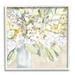 Stupell Industries Full Varied Floral Arrangement White Petals Vase Painting White Framed Art Print Wall Art Design by Krinlox