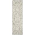 SAFAVIEH Abstract Constantine Damask Wool Runner Rug Grey/Ivory 2 3 x 6