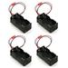 4Pack 6V 4XAA Battery Container Case Holder Pack Box JST Plug Receiver for Redcat 1/8 1/10 RC Nitro Power Car Truck