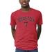 Men's League Collegiate Wear Heather Red Texas Tech Raiders 1965 Victory Falls T-Shirt