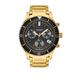 JOOP! Armbanduhr Herren Chronograph Analog, mit Edelstahl Armband, Gold, 20 bar Wasserdicht, Kommt in Uhren Geschenk Box, 2030895