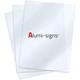 Alumi-signs 2 x Anti-Glare Replacement Covers, for Aluminium Snap Frames and Aluminium A-Board Pavement Signs, UV-Resistant Poster Cover Sheets for easy poster/graphic change (40" X 60")