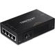 TRENDnet 65W 4-Port Gigabit PoE+ Injector, TPE-147GI, 4 x Gigabit Ports(Data in), 4 x gigabit PoE Ports(Data + PoE Out), Multi-Port PoE+ Injector up to 100m(328 ft.), Add PoE+ Power to Non-PoE Switch