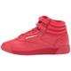 Reebok Women's Freestyle Hi High Top Sneaker, Vector Red/White, 5 UK
