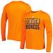 Men's New Era Orange Denver Broncos Combine Authentic Offsides Long Sleeve T-Shirt