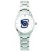 Women's Silver Creighton Bluejays Stainless Steel Bracelet Wristwatch