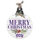 TCU Horned Frogs 20'' x 24'' Merry Christmas Ornament Sign